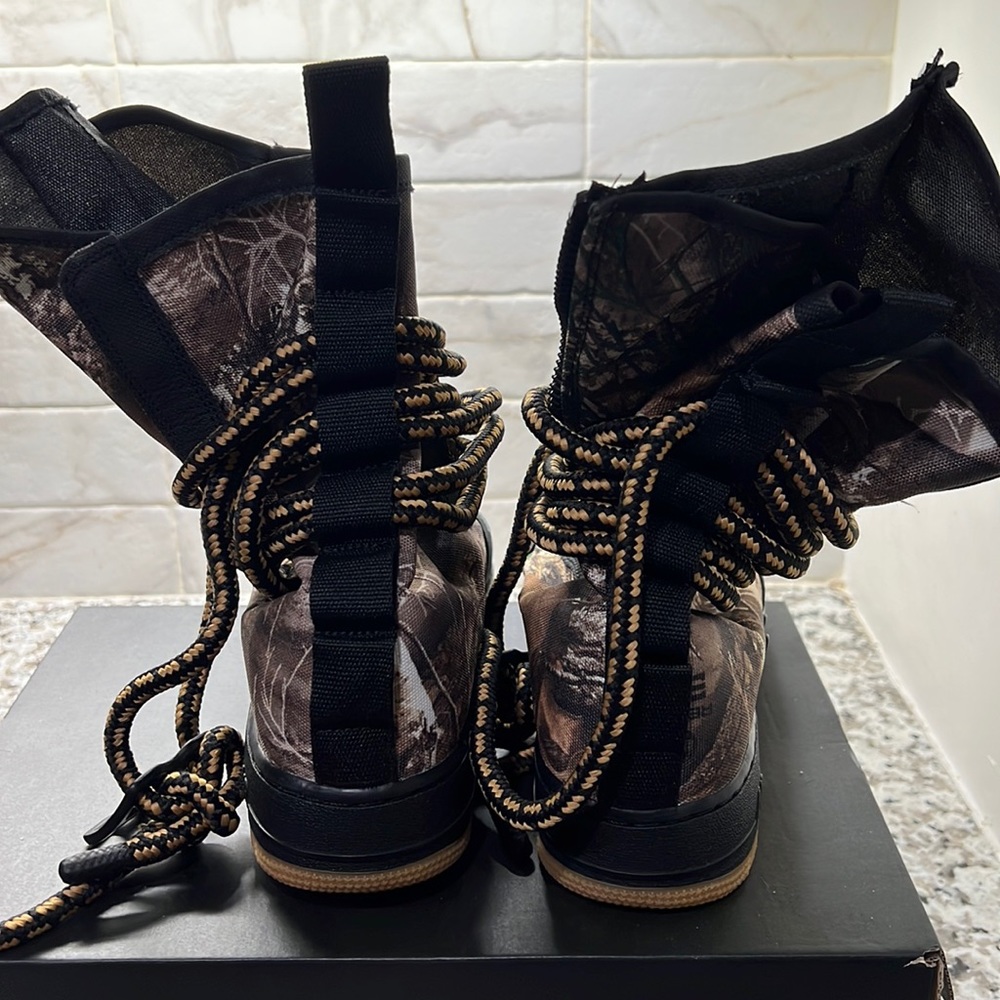 High top Nike Air Force ones